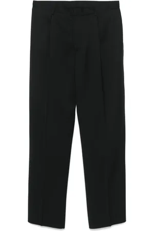 LARDINI Pressed-crease trousers