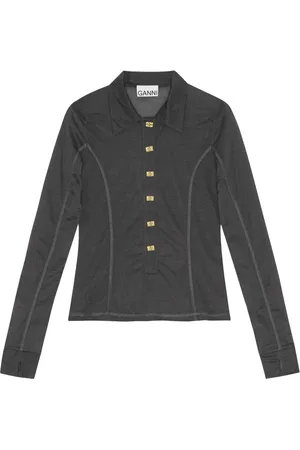 Ganni Semi-sheer top