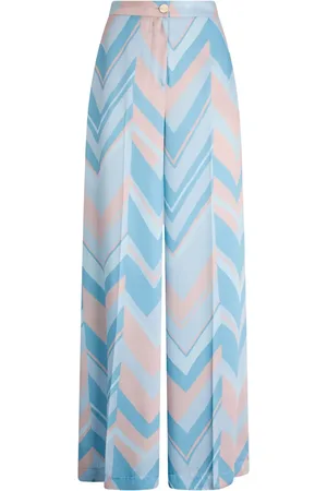Liu Jo Chevron print palazzo trousers