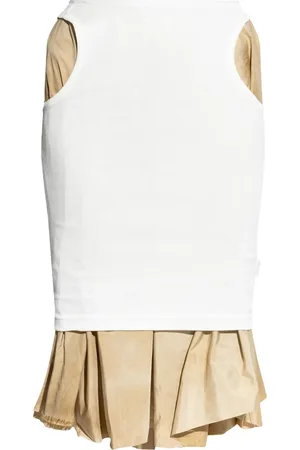 Maison Margiela Layered knee-length skirt