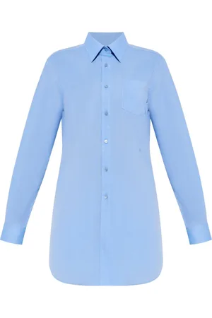Moschino Logo-embroidered shirt dress