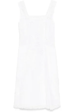 Alberta Ferretti Broderie-anglaise midi dress