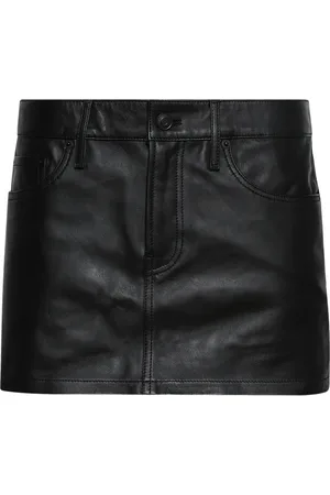 WARDROBE.NYC Leather mini skirt