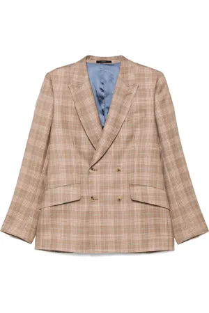 Paul Smith Checked double-breasted blazer