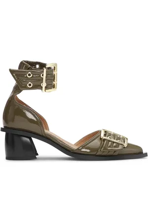 Ganni Buckled pumps