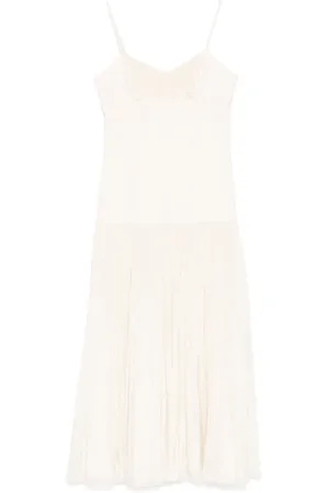 Sandro Gather-detailed maxi dress