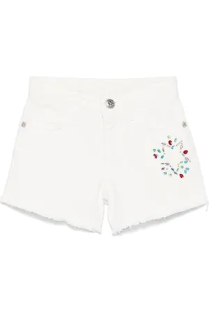 John Richmond Rhinestone-embellished shorts
