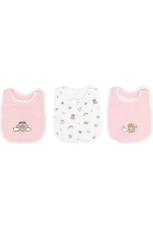 Moschino Teddy Bear bib (pack of three)