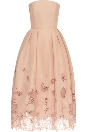 Oscar de la Renta Guipure-lace midi dress