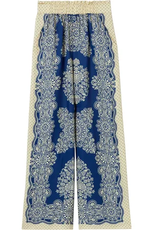 Claudie Pierlot Mix-print palazzo pants