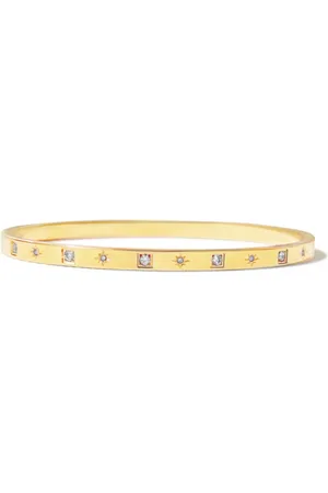 Hzmer Jewelry Rhinestone-embellished bangle