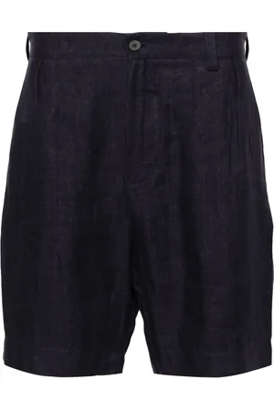 Sease Mid-rise linen chino shorts