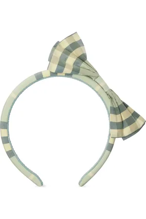 Burberry Checkered cotton headband