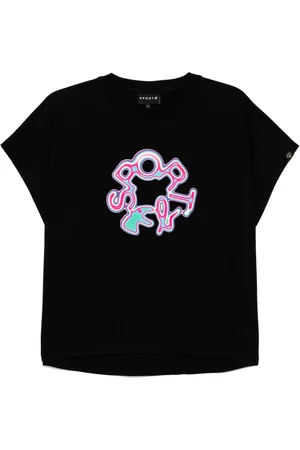 AGNÈS B. Color fade logo T-shirt
