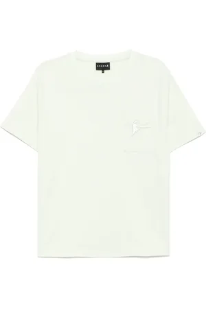 AGNÈS B. Biting Dino pocket T-shirt