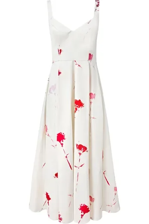 Alejandra Alonso Rojas Floral-print midi dress