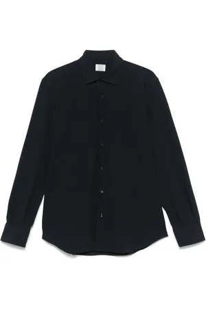 MAZZARELLI Piqué-weave shirt