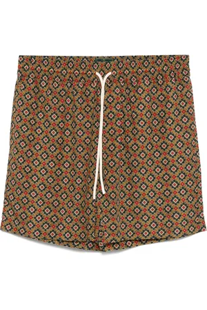 Portuguese Flannel Geometric-pattern shorts