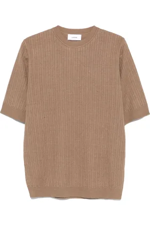 LARDINI Ribbed T-shirt