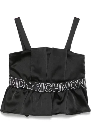 John Richmond Logo-band top