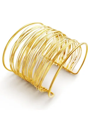 Hzmer Jewelry Hammered-effect bangle