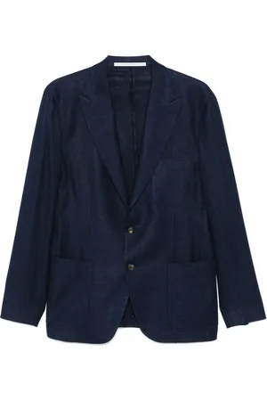 ELEVENTY Interlock-twill blazer