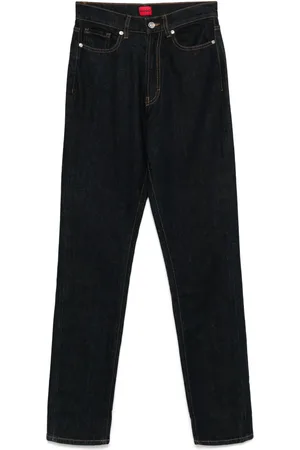 HUGO BOSS Logo-patch jeans
