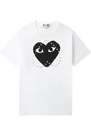 Comme des Garçons Logo-stud cotton t-shirt