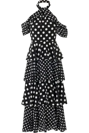 Carolina Herrera Polka-dot midi dress