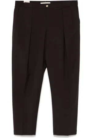 BRIGLIA Portobellos tapered-leg trousers
