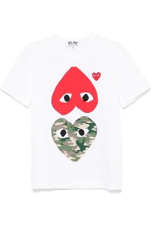 Comme des Garçons Heart-patch T-shirt