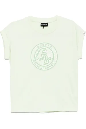 AGNÈS B. Circle moasic-logo T-shirt