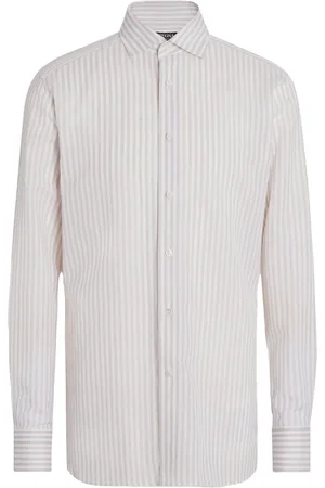 Ermenegildo Zegna Centoventimila striped cotton shirt