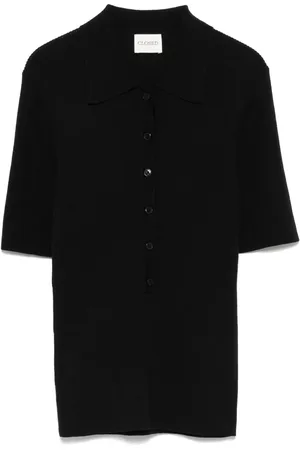 Closed Ribbed-knit polo shirt