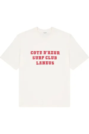 LANEUS Slogan-print T-shirt