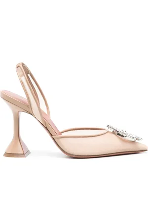 Amina Muaddi 100mm Begun slingback pumps