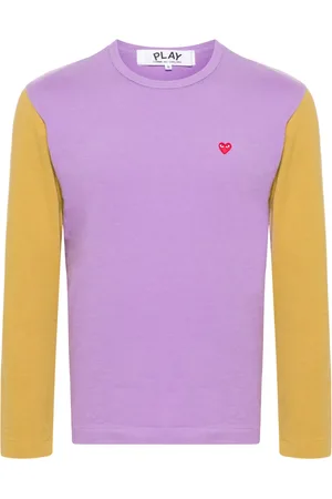 Comme des Garçons Heart-patch cotton T-shirt