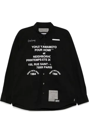 YOHJI YAMAMOTO X Neighborhood printed long-sleeves shirt
