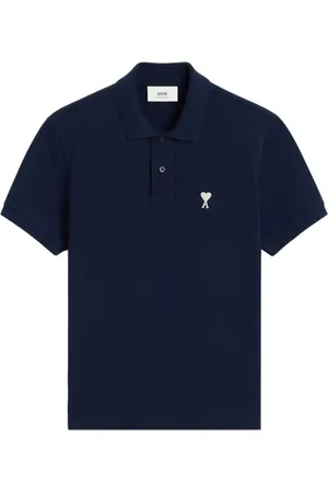 Ami Embroidered logo polo shirt