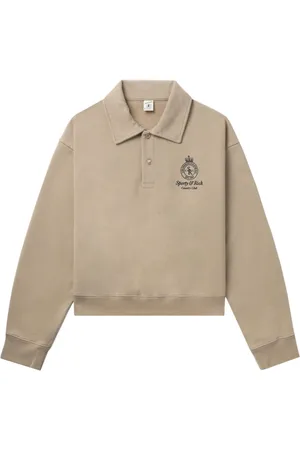 Sporty & Rich Country Club Crown-embroidered polo shirt