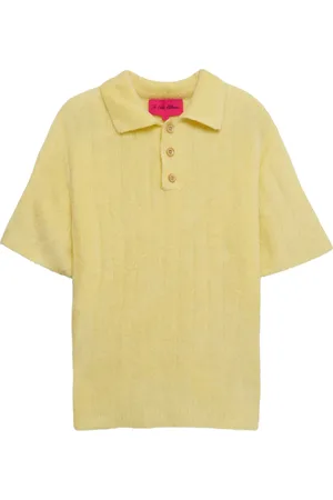 THE ELDER STATESMAN Chenille polo shirt