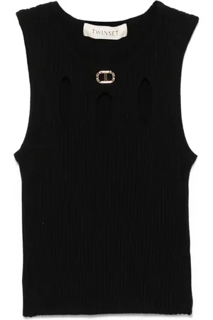 Twin-Set Cut-out tank top