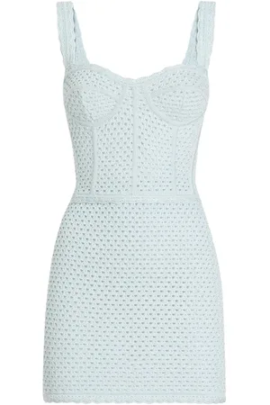 Dolce & Gabbana Crochet-knit mini dress