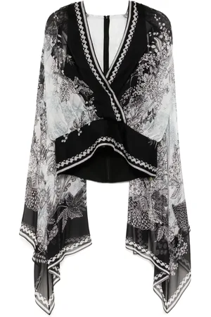 Elie saab Printed chiffon blouse