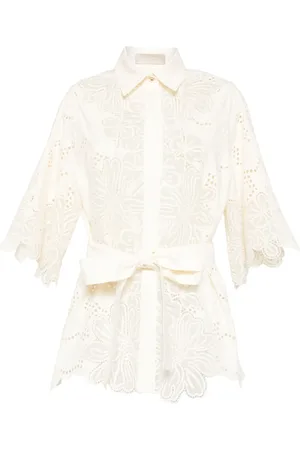 Elie saab Cotton embroidered shirt