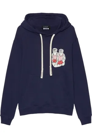 Msgm Patch-detail hoodie