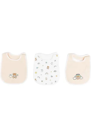 Moschino Teddy Bear bib (pack of three)