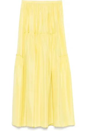 TELA Silk maxi skirt