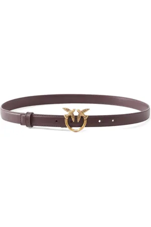 Pinko Love Birds leather belt