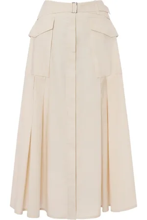 Alberta Ferretti Belted midi skirt